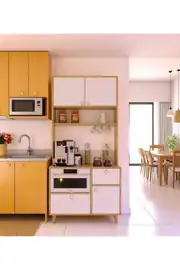 Latte Kahve Köşesi / Çok Amaçlı Dolap / Airfryer Dolabı / Mutfak Organizeri